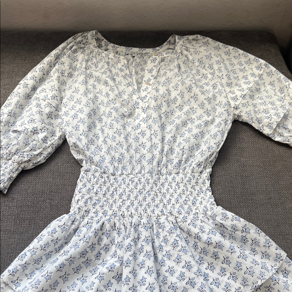 Rails Blue Floral Long Sleeve Dress - Picture 5 of 12